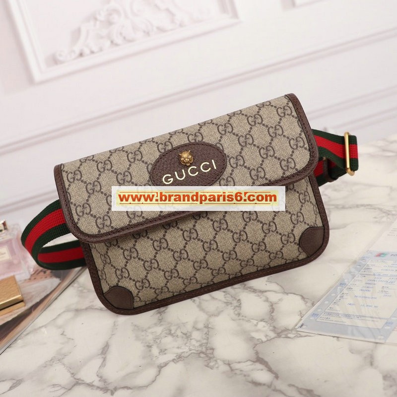 GG493930-057 グッチ GUCCI 2020年最新入荷 ウェストバッグ ベルトバッグ ボディバッグ ショルダーバッグ キャンパス