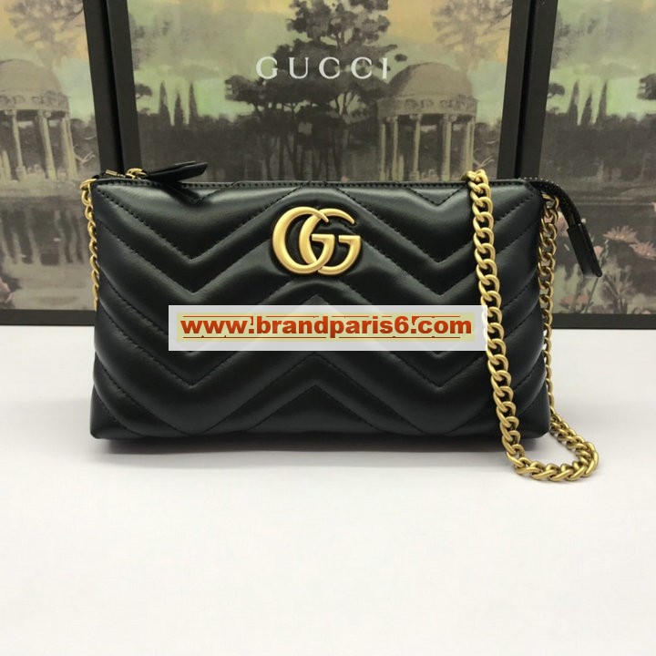 GG443447-057 グッチ GUCCI 2020年最新入荷 チェーンウォレット クロスボディ 斜め掛け ショルダーバッグ レディースかばん レザー