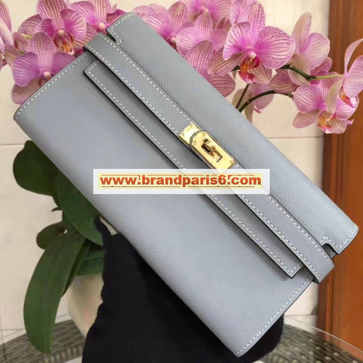 H708SJYL-063　エルメス HERMES 2021年最新入荷 ケリーウォレット 手持ちかばん ロングウォレット クラッチバッグ ヴォーエプソン