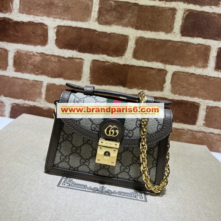 GG696180BKF-057 グッチ GUCCI 2022年最新作 ミニバッグ トートバッグ チェーンバッグ 斜め掛け ショルダーバッグ スクエアバッグ クロスボディバッグ キャンパス