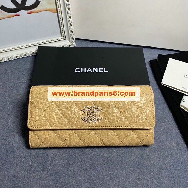 CH2740QXS-CC シャネル CHANEL 2022年最新入荷 二つ折り長財布 ロングウォレット カード入れ 小銭入れ コインケース キャビアスキン