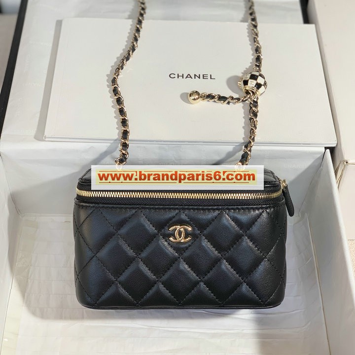 CH2937JBK-CC シャネル CHANEL 2022年最新入荷 ヴァニティー ケース 斜め掛け ショルダーバッグ クロスボディバッグ 化粧かばん