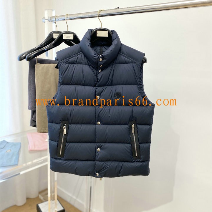YFMC24037-JS モンクレール MONCLER 2023年秋冬最新入荷 パファーコート ノースリーブ ダウンベスト ジップジャケット 暖かい 防寒 トップスコート アウターコート