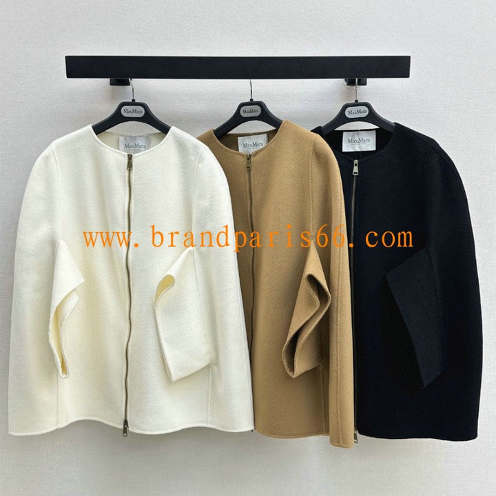 YFMAX25004-XG マックスマーラ MaxMara 2025年新作 コウモリ ケーブ マント アウターコート ジップジャケット レディース