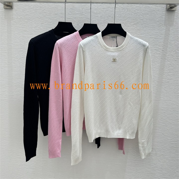 MCCH26040-XG シャネル CHANEL 2026年新作 ロングスリーブ ニットセーター クルーネック レディース