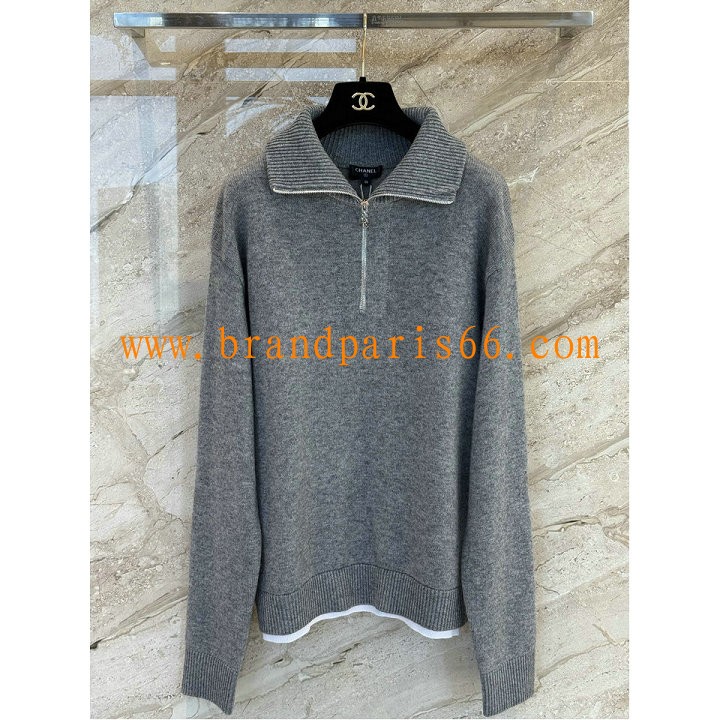 MCCH26041-XG シャネル CHANEL 2026年新作 ロングスリーブ ニットセーター ポロネック レディース