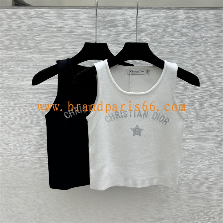 MDCD26007-XG クリスチャンディオール CHRISTIAN DIOR 2026年新作 ニットベスト タンクトップ ウール セーター 袖なし クルーネック レディース