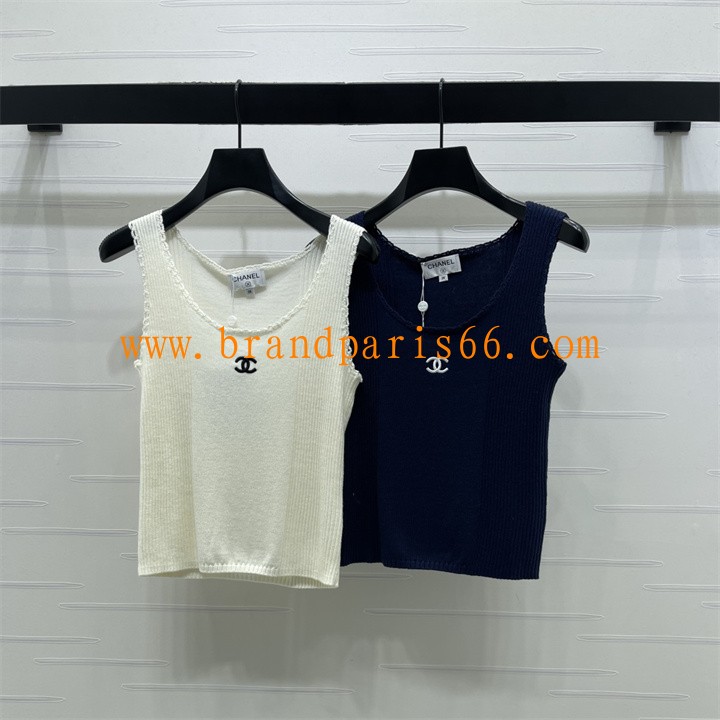 MDCH26032-XG シャネル CHANLE 2026年新作 ニットベスト タンクトップ ノースリーブ ウール セーター クルーネック レディース