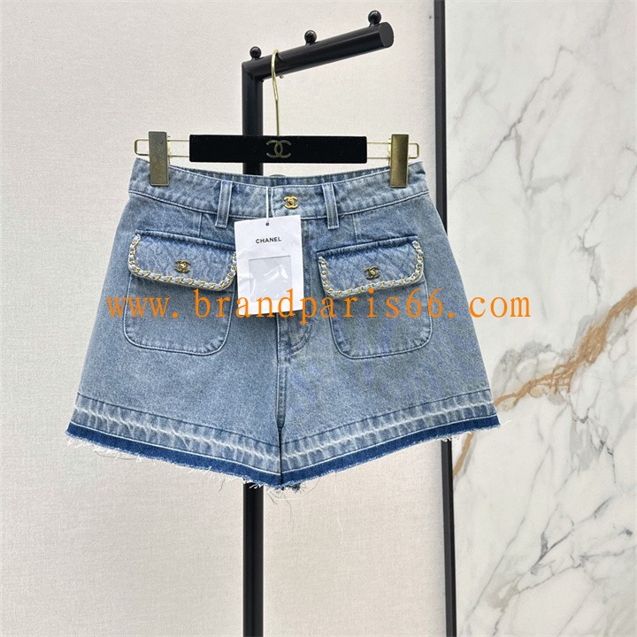 KNCH26018-XG シャネル CHANEL 2026年新作 デニム ショートパンツ レディース ボトムス シンプル