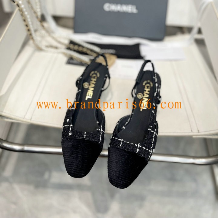 CHJ26005K-26 シャネル CHANEL 2026年 ローヒールサンダル スリングバック