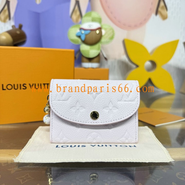 M29249-057 ルイヴィトン LOUISVUITTON 2026年 ポルトモネ ロザリ フラップウォレット 小銭入れ モノグラム アンプラント レザー