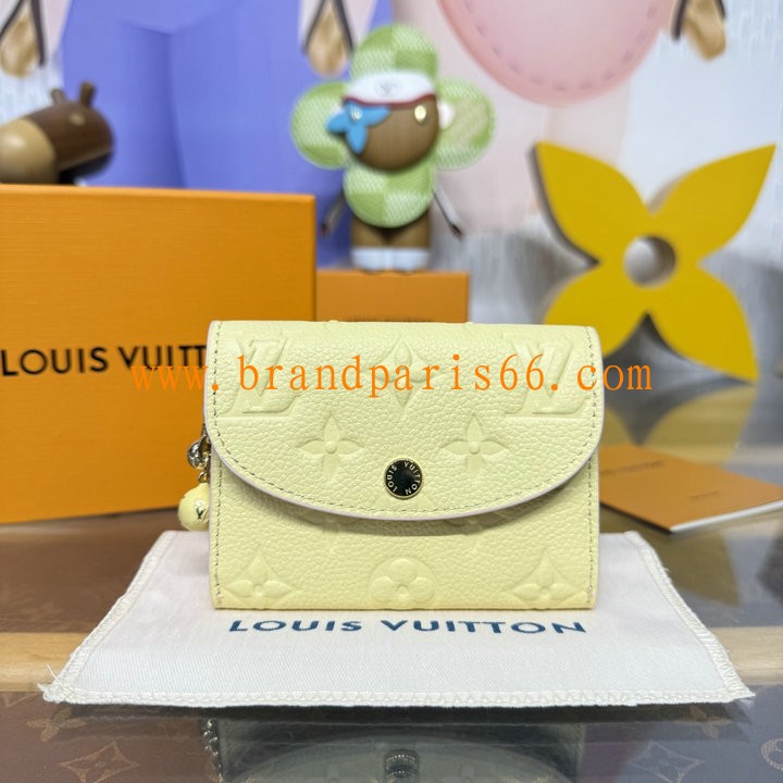M28986-057 ルイヴィトン LOUISVUITTON 2026年 ポルトモネ ロザリ フラップウォレット 小銭入れ モノグラム アンプラント レザー