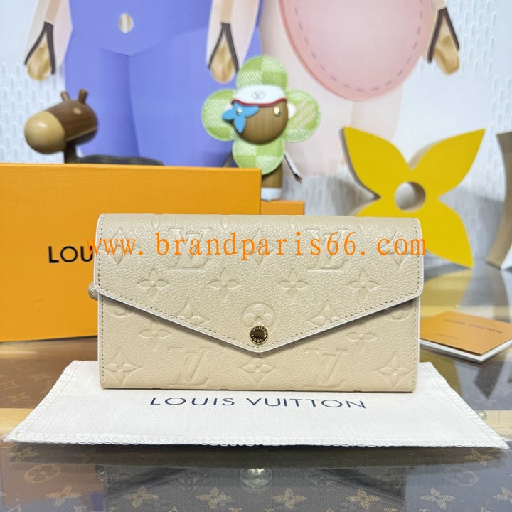 M29465H-057 ルイヴィトン LOUISVUITTON 2026年 ポルトフォイユ サラ フラップウォレット 小銭入れ モノグラム アンプラント レザー