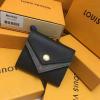 M64420-025　LOUISVUITTON ルイヴィトン 2017年新作 ポルトフォイユ ドゥブルV コンパクト 三つ折短財布 モノグラムキャンパス 黒