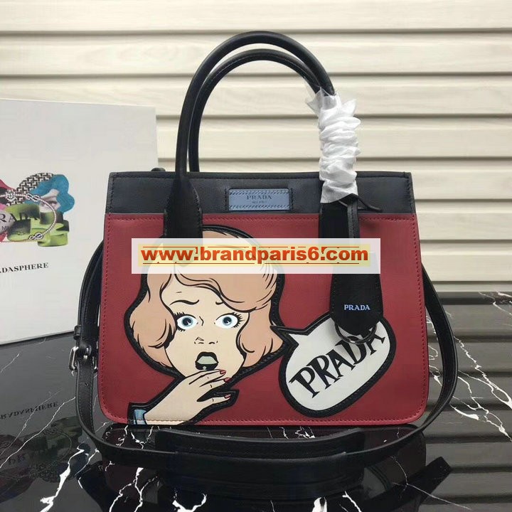 PD1BA178R-025　プラダ　2018年最新作　トート　ショルダー　バッグ　ハンドバッグ　ポーチ付き