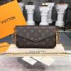M61276-057　LOUISVUITTON ルイヴィトン 2018年最新作 ポシェット フェリシー チェーン長財布 モノグラム キャンバス クラッチ フェリーチェ