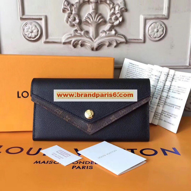 M64319-057　LOUIS VUITTON ルイヴィトン 2018年最新作 ポルトフォイユ ドゥブルV モノグラム 二つ折り長財布 ロングウォレット カーフレザー