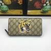 GG451273X-057　GUCCI グッチ 2018/2019年最新作 ジッピーウォレット  ラウンドファスナー長財布 キャンパス レザー