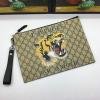 GG473904-057　GUCCI グッチ 2018/2019年最新作 手持ちかばん クラッチバッグ プリント キャンパス レザー