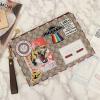 GG473915-057　GUCCI グッチ 2018/2019年最新作 手持ちかばん クラッチバッグ プリント キャンパス レザー