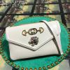 GG537241-057　GUCCI グッチ 2018/2019年最新作 ラジャ ミディアム ショルダーバッグ レザー  斜め掛け レディースかばん 白