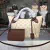 M51950-057　LOUISVUITTON ルイヴィトン 2019年最新入荷 ヒナ PM 2way ショルダー ハンドバッグ トートバッグ マヒナレザー クレーム