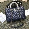 CH57974-JS　CHANEL シャネル 2019年最新入荷 ラージ ショッピングバッグ ハンドバッグ 2way ショルダーバッグ カーフスキン レディース