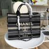 CH66942T-JS　CHANEL シャネル 2019年最新入荷 ラージ ショッピングバッグ トートバッグ ハンドバッグ レディース ストライプ