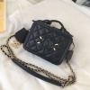 CH93342-JS　CHANEL シャネル 2019年最新入荷 ヴァニティー ケース ショルダーバッグ 化粧バッグ キャビアスキン