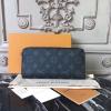 M62295-057　ルイヴィトンLOUISVUITTON 2018年最新作 ジッピーウォレット・ヴェルティカル モノグラム エクリプス ラウンドファスナー長財布 黒