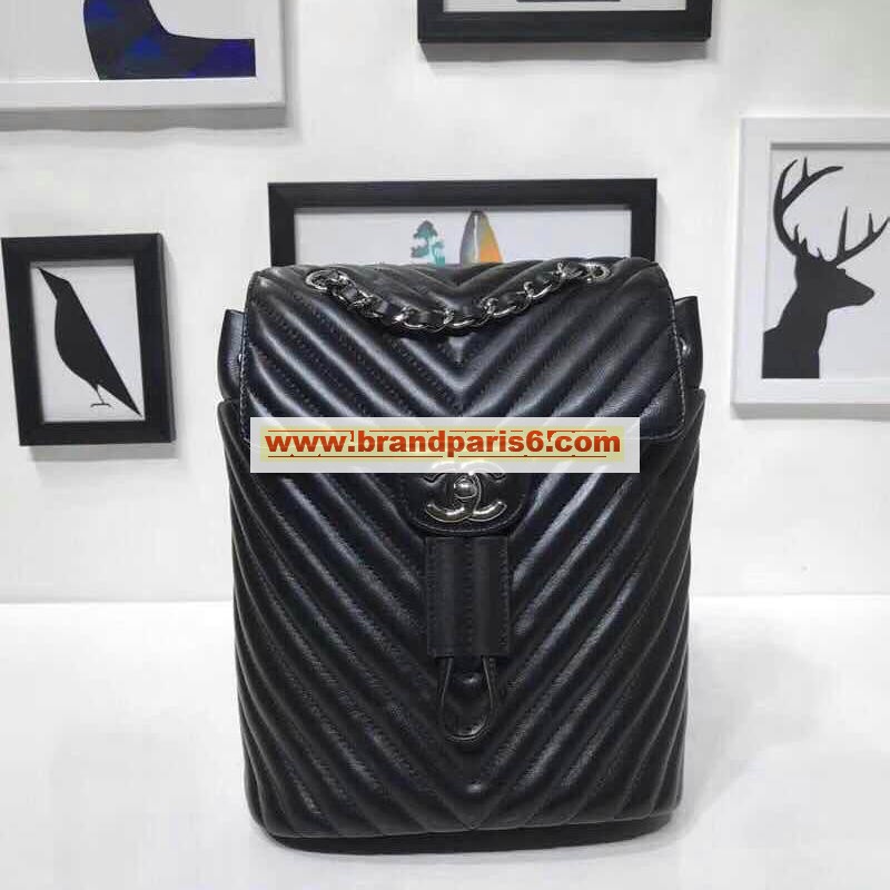 CH91122-JS　CHANEL シャネル 2019年最新入荷 バックパック ラムスキン リュック 通勤 通学 人気高校生 リュックサック 大容量 レザー