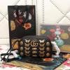GG447632K-99　GUCCI グッチ 2019年最新入荷 GGマーモント クラッチバッグ ポーチ 手持ちかばん カーフスキン 黒