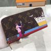 M62135-99　ルイヴィトン LOUISVUITTON 2019年最新入荷 モノグラム イリュストレ ジッピーウォレット ラウンドファスナー長財布 ユニセックス コクリコ