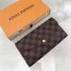 N60114-99　ルイヴィトン LOUISVUITTON 2019年最新入荷 ポルトフォイユ サラ 二つ折り長財布 ダミエキャンパス ローズ バレリーヌ レディース