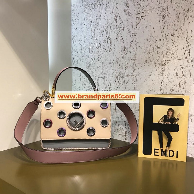 FD6019-99　フェンディ FENDI 2019年最新入荷 キャナイ Kan I トップ ハンドバッグ トートバッグ 2way 斜め掛け ショルダーバッグ カーフスキン レディースかばん 通勤バッグ