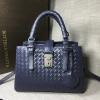 BOV7453YSL-QJ　ボッテガヴェネタ BOTTEGAVENETA 2019年最新入荷 イントレチャート カーフ ベビー ローマバッグ ハンドバッグ 2way ショルダーバッグ ラムスキン