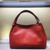 BOV9454-QJ　ボッテガヴェネタ BOTTEGAVENETA 2019年最新入荷 イントレチャート ナッパ ラージ ガルダバッグ ハンドバッグ トートバッグ ラムスキン