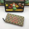 GG451273S-057　グッチ GUCCI 2019年最新入荷 GGシュプリーム ジップラウンドウォレット ファスナー長財布 キャンパス レザー プレゼント ギフト