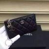 CH008Q-JS　CHANEL シャネル 2019年最新入荷 ジップウォレット コインケース 小銭入れ カードコース キャビアスキン 黒