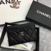 CH31510GY-JS　CHANEL シャネル 2019年最新入荷 カードケース コインケース 小銭入れ ジップウォレット ラムスキン 黒