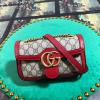 GG446744-057　GUCCI グッチ 2019年最新入荷  GGマーモント ショルダーバッグ キルティング レディースかばん キャンパス