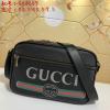 GG523589B-057　グッチ GUCCI 2019年最新入荷 斜め掛け ショルダーバッグ メンズバッグ ビジネス 通勤  通学 カーフスキン 黒