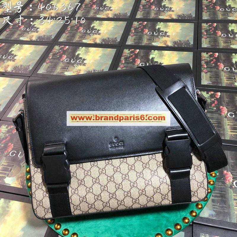 GG406367-057　GUCCI グッチ 2019年最新入荷  メッセンジャー ショルダーバッグ 斜め掛け メンズバッグ フラップ付き ビジネス 通勤 通学