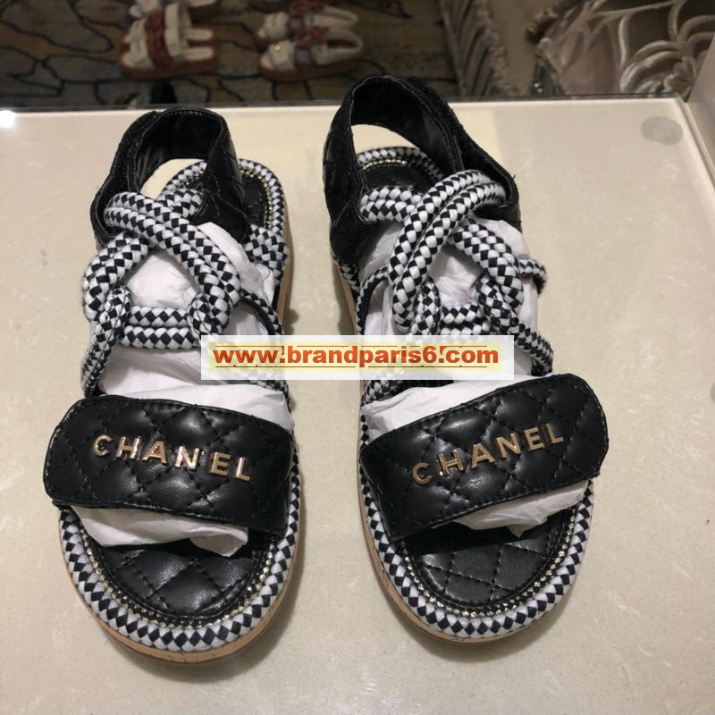 CHJ19005a-26　シャネル CHANEL 2019年夏最新入荷 サンダル ピーチサンダル サマーサンダル フラットシューズ 夏 靴 レディース