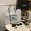 CH66941NH-JS　シャネル CHANEL 2019年最新入荷 ショピングバッグ キャンパス ハンドバッグ ママバッグ レディース 刺繍ロゴ