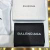 BAS19003-GH　バレンシアガ BALENCIAGA 2019年最新入荷 三つ折り短財布 ショートウォレット カーフスキン 黒