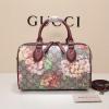 GG409529XH-057　グッチ GUCCI 2019年夏最新作 ボストンバッグ トートバッグ 2way ショルダーバッグ フラワープリント キャンパス