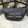 GG523588-057　グッチ GUCCI 2019年夏最新作 GUCCI プリント ハーフムーン ホーボーバッグ ショルダーバッグ カーフレザー レディース