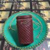 GG572298-057　グッチ GUCCI 2019年最新入荷 キルティング レザー ベルトバッグ バケットバッグ  ショルダーバッグ カーフスキン レディース