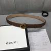 GG370543-057　グッチ GUCCI 2019年最新入荷 ベルト レザー G バックル カーフスキン 幅2.5cm